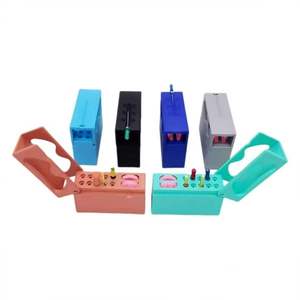 Caja organizadora <span class=keywords><strong>de</strong></span> limas para conductos radiculares, desinfectable, con 10 orificios, autoclavable, soporte para agujas endodónticas - Product Image 1
