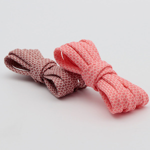 Lacci in poliestere a trama piatta a due strati per impieghi gravosi per lunghezza e Logo personalizzabili per stivali e scarpe da ginnastica - Product Image 3