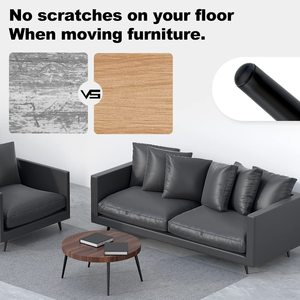 Pieds de meubles en métal largement utilisés, pieds de canapé en métal dorés et noirs <span class=keywords><strong>pour</strong></span> tables, ensemble de 4 pieds de meubles en métal noirs - Product Image 6