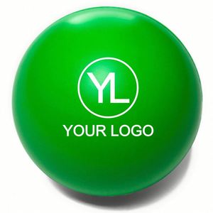 Jouet anti-stress en mousse PU souple de 63 mm, couleur unie, portable, couleurs Pantone personnalisées pour usage promotionnel - Product Image 3