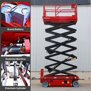 Nouvelle plateforme élévatrice à ciseaux électrique hydraulique à trois points, élévateur mobile pour travaux en <span class=keywords><strong>hauteur</strong></span> de 4 à 18 m, avec hautes de levage de 6 m, 8 m, 10 m, 12 m, 14 m - Product Image 6