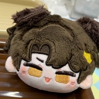 Personnalisable OEM : Porte-clés en peluche avec tête de personnage (5cm, 10cm, 12cm), Pendentif jouet anime sur mesure