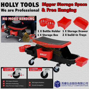 Equipo deportivo de motor, utilidad mecánica, taburete de garaje multifunción, enredadera rodante, asiento detallado, silla de almacenamiento para mecánico de coche - Product Image 2