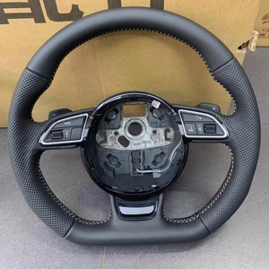 Volante de Cuero para Auto, Volante para Audi S3 8P, S4 B8, S5, S6, S7, S8, A3 8V, A3 8P, A4 B8, A5 B8, <span class=keywords><strong>A6</strong></span> C7, A7 C7, A8 D4, Q3, Q5, Q7 - Product Image 6