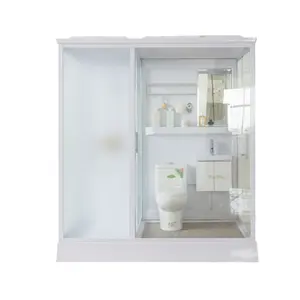 Xncp Aangepaste Badkamer Wc Mobiele Eenvoudige Kamer Hotel Familie Slaapzaal Modulaire Geïntegreerde Doucheruimte Geïntegreerd Toilet