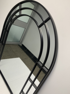 Espejo de Baño Grande de Cuerpo Entero, Lujoso, de Hierro Negro, Borde Grueso, Hecho a Mano, Decoración del Hogar, Estilo Art Deco, Estética para Habitaciones, de Fábrica - Product Image 4