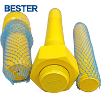 ASTM A320 A193 B7 B7m B8 B8m B16 B16m 35crmoa Classe 150 Revêtement Xylon Api 20e Boulon à double goujon clouté