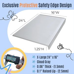 Tapis de bricolage en silicone avec protection des bords, tapis de table multifonctionnel résistant à la chaleur, tapis de table anti-plis pour enfants, tapis de table pour la peinture et les repas - Product Image 4