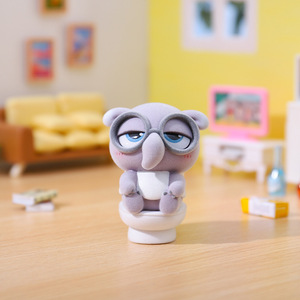 YD TOYS - Decoración de Escritorio Moderna y Novedosa, Caja Ciega de Peluche de PP Súper Suave, Figura de <span class=keywords><strong>Tapir</strong></span> Malayo, Juguete de Elefante, Regalo - Product Image 2