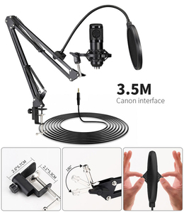 Condensador de micrófono para teléfono móvil, dispositivo de grabación de sonido con cable USB para <span class=keywords><strong>estudio</strong></span> en vivo, profesional, superventas - Product Image 2