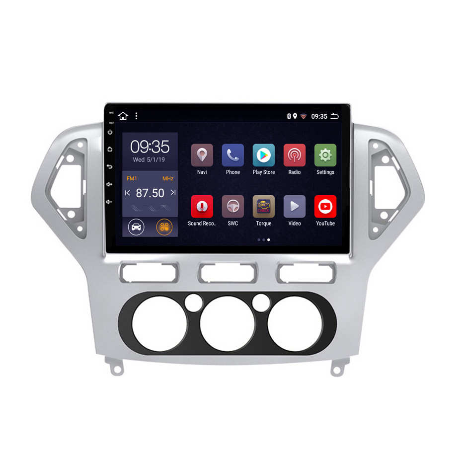 Gps para carros ford mondeo, 2 gb de ram, 32 gb rom, tela de 10.1 polegadas, android 11, gps para navegação 2007-2013, bt estéreo