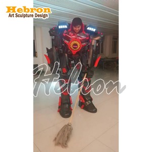 Costume de <span class=keywords><strong>robot</strong></span> transformable LED <span class=keywords><strong>jaune</strong></span> abeille de haute qualité, prix d'usine, tenue de performance pour fêtes cosplay et <span class=keywords><strong>robot</strong></span> dansant - Product Image 6
