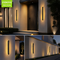 Lampu Dinding LED Gaya Bali dengan Remote Control, Lampu Strip untuk Tangga dan Kamar Mandi
