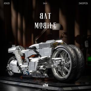 Motocicleta de Juguete con Diseño de Moto de Ángulo Pequeño JD121, Bloques de Construcción de Plástico, Más de 800 Piezas, Juguete Educativo con Batería para Niños Mayores de 14 Años - Product Image 4