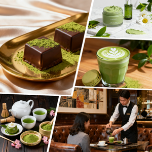 Caja <span class=keywords><strong>de</strong></span> Regalo <span class=keywords><strong>de</strong></span> Té Verde, Té Orgánico Instantáneo en Polvo, Matcha <span class=keywords><strong>de</strong></span> Grado Instrumental, Apto para Repostería, Bebidas Latte - Product Image 2