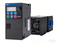 Variateur de fréquence CHINT triphasé/monophasé NVF5-TS4 TD2 075 15 22 37 55 7KW à contrôle vectoriel sans capteur IP20 pour machines d'emballage