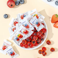 Boules d'aubépine fourrées, emballées individuellement, saveur fruitée, pour enfants et collègues, vente en gros