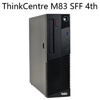 PC Desktop ThinkCentre M83 SFF Barebone Generasi ke-4, Bersih Tanpa Goresan, Grade A, Teruji Fungsional dan Beroperasi