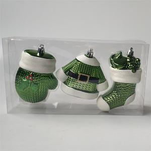 Ornement <span class=keywords><strong>de</strong></span> Noël à suspendre, ensemble <span class=keywords><strong>de</strong></span> trois décorations <span class=keywords><strong>de</strong></span> Noël - Product Image 3