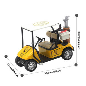 Modèle de voiturette de golf miniature 1:36 avec logo personnalisé, jouets promotionnels en métal, voiturette de golf miniature à tirer en arrière, <span class=keywords><strong>jouet</strong></span> pour cadeau d'affaires - Product Image 5