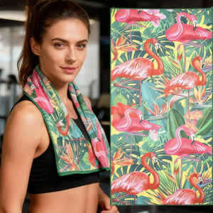 Serviette de sport en microfibre gaufrée Eastsunshine personnalisée pour le camping en plein air, la course à pied, la randonnée, les voyages, la salle de sport, séchage rapide - Product Image 1