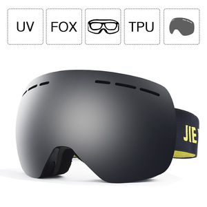 Gafas de Esquí Jie Polly de Doble Capa Antivaho con Lente Esférica Grande, Talla Única, Protección para Todo Clima - Product Image 5