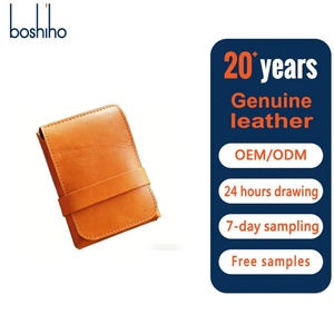 Boshiho Retro Leather Storage Poker Box Clubs Single Deck <b>Playing</b> <b>Card</b> Holder Travel Leather <b>Card</b> Deck Case - Product Image 1