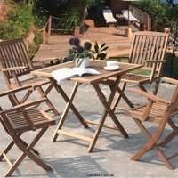 Lifepursue Table pliante en teck birman massif pour bateaux, camping, caravanes meubles de jardin de patio extérieur