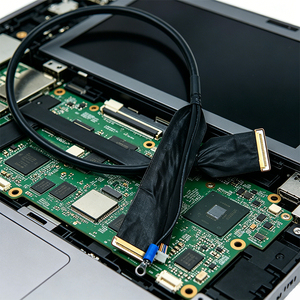 Кабель коаксиальный микро LVDS EDP 20453-040T-030, 40-контактный, шаг 0,5 мм, для промышленных ЖК-экранов - Product Image 1