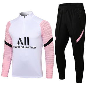 Tuta da Calcio Paris Comoda Traspirante ad Asciugatura Rapida 100% Poliestere Abbigliamento Sportivo Uniforme da Allenamento per Uomo Nomi Squadra Personalizzabili - Product Image 6