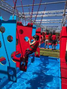 नई डिजाइन सरल निंजा योद्धा बाधाओं के साथ पूल, बच्चों निंजा योद्धा उपकरण के साथ पूल - Product Image 6