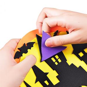 ของขวัญวิทยาศาสตร์วันฮาโลวีน-ของเล่นไม้เพื่อการศึกษาเด็กทำด้วยมือวัสดุ DIY กระเป๋าถือผีอุปกรณ์ประกอบฉากตกแต่งโรงเรียนอนุบาล - Product Image 4