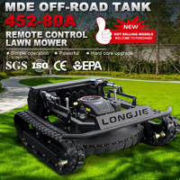 Tondeuse à gazon à essence télécommandée de qualité industrielle et bricolage, vente chaude, pour la coupe de l'herbe du jardin