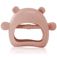 Jouets de dentition en silicone colorés, anneau de dentition pour bébé, anneau de dentition pour bébé sans BPA pour les jouets