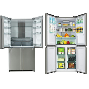 Large Capacity 400L French Door Side-by-side Refrigerators 4 <b>Fridge</b> Refrigerator Freezers Home Commercial With ICE Maker Refrige - Product Image 3