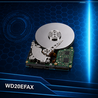 Disque dur interne NAS WD20EFAX rouge pour stockage en réseau, partage de fichiers, sauvegarde, archivage et systèmes de gestion de données pour serveurs domestiques