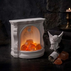 High Quality Fireplace Aromatherapy <b>Gift</b> <b>Set</b> Scented <b>Candle</b> & Fragrance Stone With Ambient Light For Gifting - Product Image 2