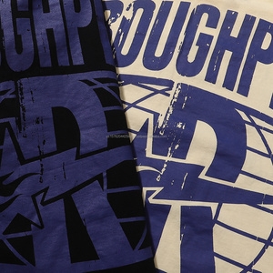 Camisetas de Manga Larga con Estampado de Letras RoughPlay, 100% Algodón Grueso de Alta Calidad, Sudaderas con Capucha de Diseño Vintage para Hombre - Product Image 4