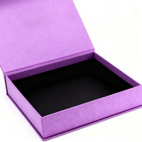 Cajas de zapatos rígidas de cartón magnético moderno con acabado mate de logotipo personalizado para embalaje de regalo y artesanía