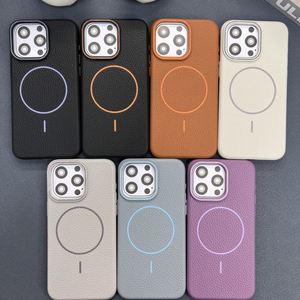 เคสโทรศัพท์มือถือแบบชาร์จไร้สายสำหรับ iPhone 16 Pro Max อุปกรณ์เสริมโทรศัพท์หรูหราแบบแม่เหล็กสำหรับ iPhone 16 15 14 13 12 รองรับการชาร์จไร้สาย - Product Image 1