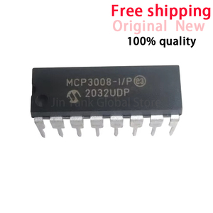 1件<span class=keywords><strong>MCP3008</strong></span>-I/P <span class=keywords><strong>Mcp3008</strong></span> 8通道10位模数转换器，带覆盆子<span class=keywords><strong>Pi</strong></span>的SPI接口 - Product Image 1