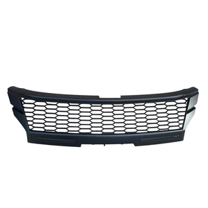 Calandre de course de pièces d'auto noires de pick-up 4x4 avec lumière ambre pour Mitsubishi Triton L200 2019 2020 <span class=keywords><strong>2021</strong></span> grilles de radiateur de voiture Bodykit - Product Image 2