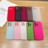 Coque de Téléphone Souple en Silicone TPU Colorée pour iPhone 16 15 14 13 12 11 Pro Max, Coque de Téléphone pour Xiaomi 14 13 Redmi 9 9A 9T 10 12C
