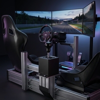 Sim Jack HQS-R8 H Levier de vitesses 7+R PC USB Joystick avec volant de jeu et frein à main pour Logitech G29/G27/G25/G920