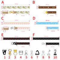 Polyester Lanière ID Titulaire Premium Poignet Cou Porte-clés Logo Personnalisé Cadeau De Luxe