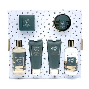 Nouveau Coffret Cadeau <span class=keywords><strong>Spa</strong></span> Noël 2026 pour Noël Vert : Soins Corps et Bain (Gel Douche, Bain Moussant, Lait Corporel, Crème Mains) - Product Image 4