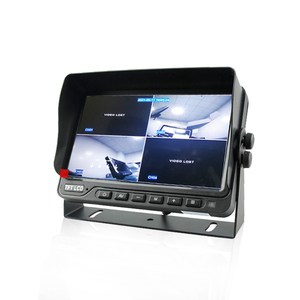 Moniteur de <span class=keywords><strong>pare</strong></span>-<span class=keywords><strong>soleil</strong></span> de 7 pouces <span class=keywords><strong>pour</strong></span> véhicule robuste avec DVR 4Chs et écran LCD TFT à fonction RVB de carte SD de 256 Go - Product Image 1
