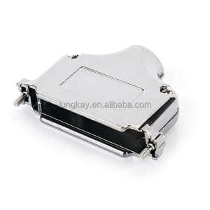 ปลอกหุ้มโลหะผสมสังกะสีแบบเรียบสำหรับ D-SUB 9 พิน รุ่น DB9 และ DB15 สำหรับสายเคเบิล - Product Image 5
