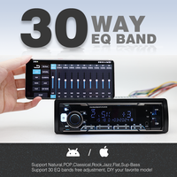 Reproductor MP3 para Auto 1DIN con Pantalla LCD, 8RCA, DSP, X Over, Subwoofer, Transmisor FM de 3 Vías, Radio Estéreo, Conexión USB, Formato de Audio Flac