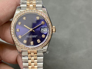 นาฬิกาสแตนเลสสตีลอัตโนมัติกันน้ำกลไกนาฬิกากันน้ำสีน้ำเงินออกแบบโดยดีไซเนอร์ของผู้ชาย - Product Image 2